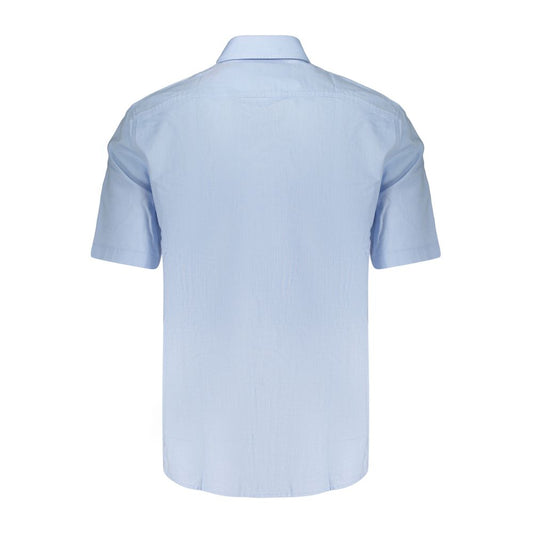 Hugo Boss Azzurro Cotton Mens Shirt