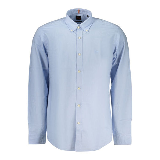 Hugo Boss Azzurro Cotton Mens Shirt