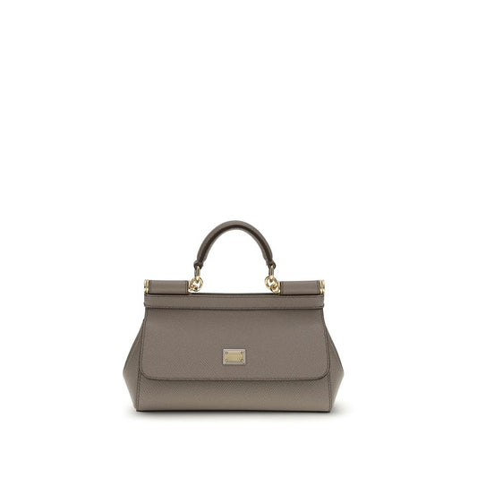 Dolce & Gabbana Brown Calf Leather Bos Taurus Shoulder Bag
