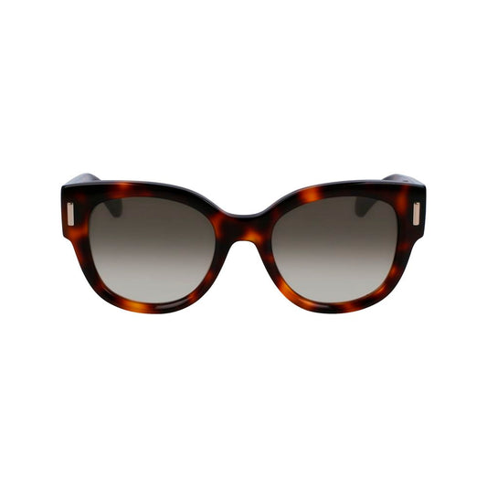 Ferragamo Brown Acetate Sunglasses