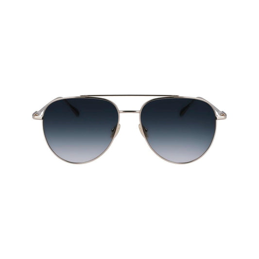 Ferragamo Gold Metal Sunglasses