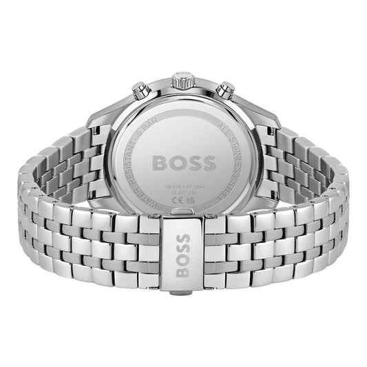 Hugo Boss Gray Stainless Steel Dress Watch