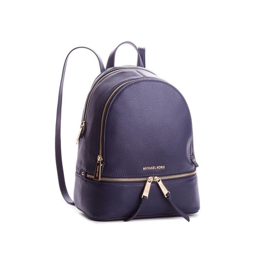 Michael Kors Blue Leather Backpack