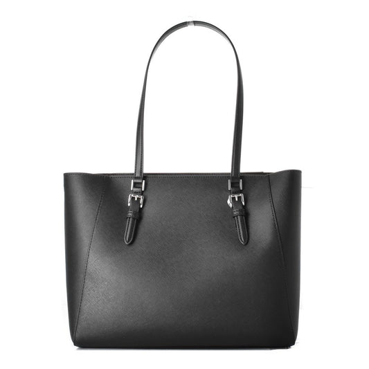 Michael Kors Black Leather Tote Bag