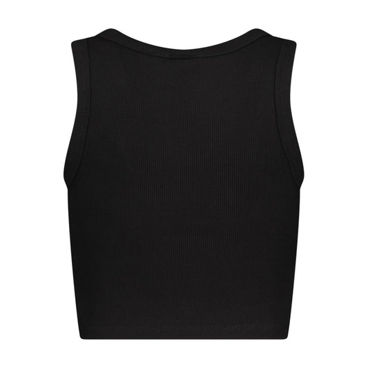 Guess Jeans Black Viscose Women's Tank