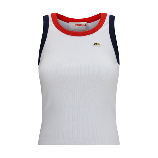 Fiorucci Multicolor Cotton Sleeveles T-Shirt