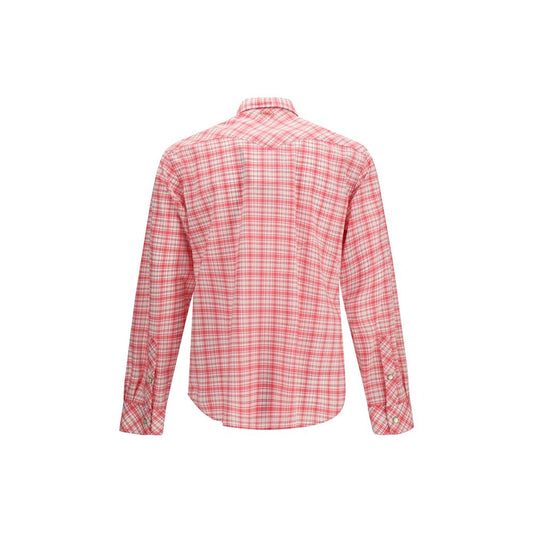 Versace Multicolor Cotton Pattern Shirt