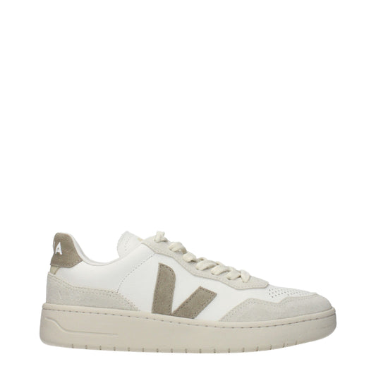 Veja Blue Leather Low Top Sneakers