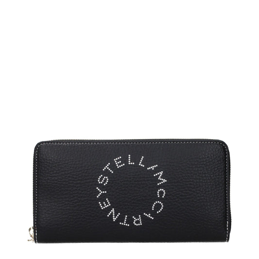 Stella McCartney Black Leather Wallet