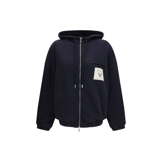 Jacquemus Blue Cotton Sweatshirt