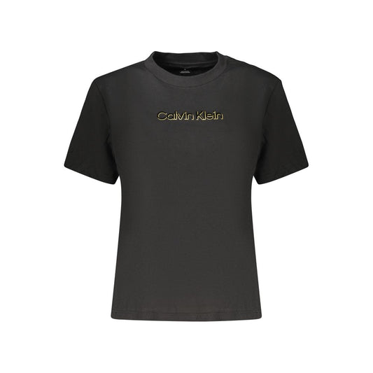 Calvin Klein Black Cotton Womens TShirt