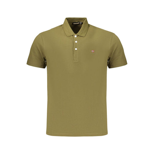 Napapijri Green Cotton Men's Polo