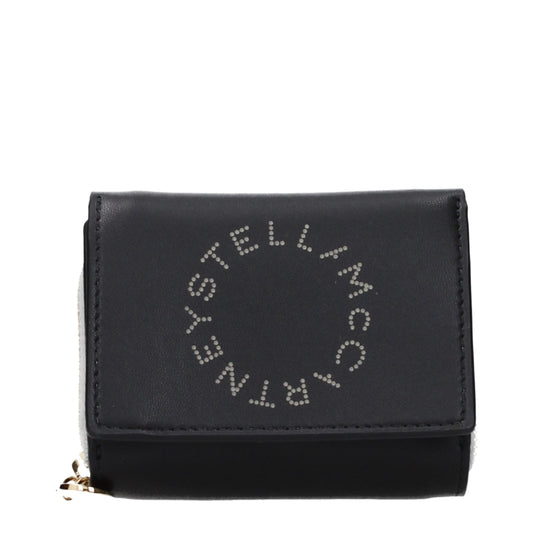 Stella McCartney Black Leather Wallet