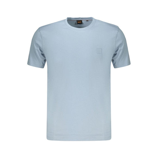 Hugo Boss Blue Cotton T-Shirt