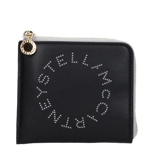 Stella McCartney Black Leather Wallet