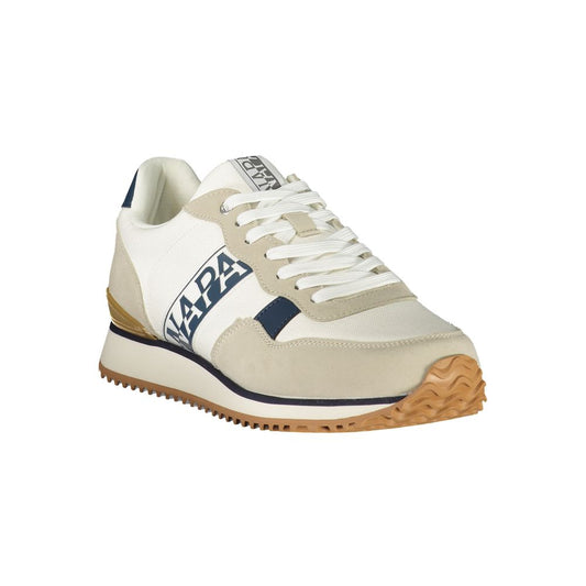 Napapijri Blue Polyester Athletic Sneakers