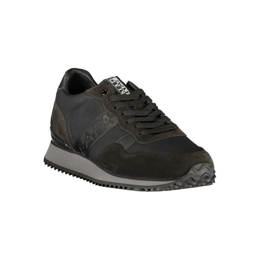 Napapijri Black Polyester Athletic Sneakers