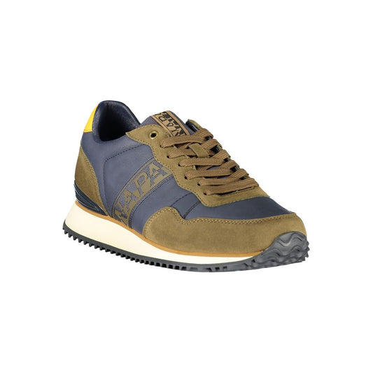 Napapijri Blue Polyester Athletic Sneakers