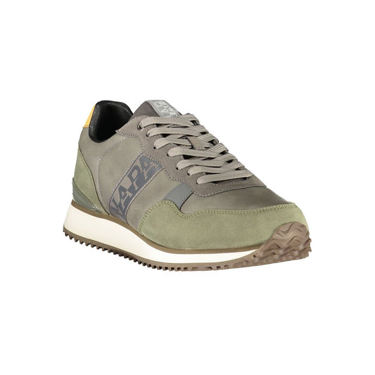Napapijri Gray Polyester Athletic Sneakers