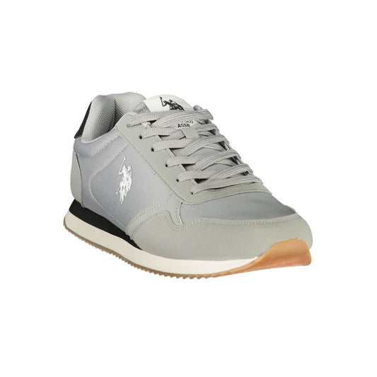 U.S. POLO ASSN. Gray Polyester Athletic Sneakers