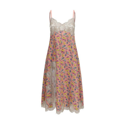 Dolce & Gabbana Multicolor Silk Casual Dress
