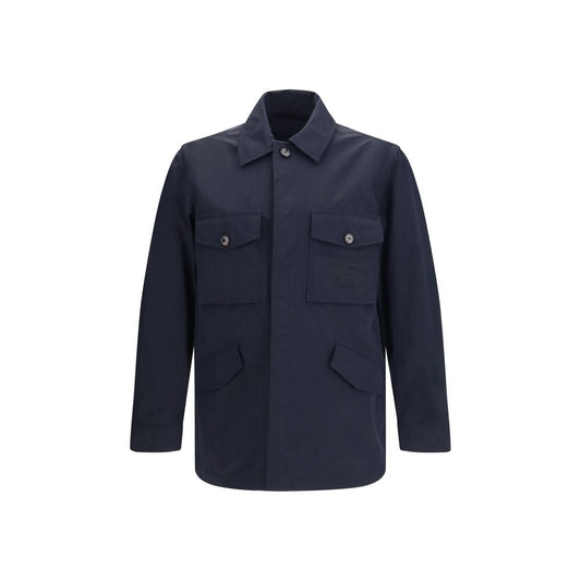 Burberry Blue Polyamide Coat