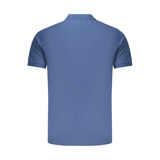 Rifle Blue Cotton Mens Polo Shirt