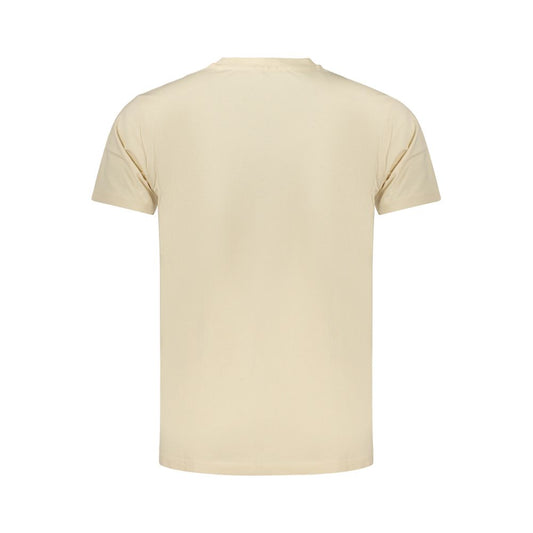 Rifle Beige Cotton Mens T-Shirt