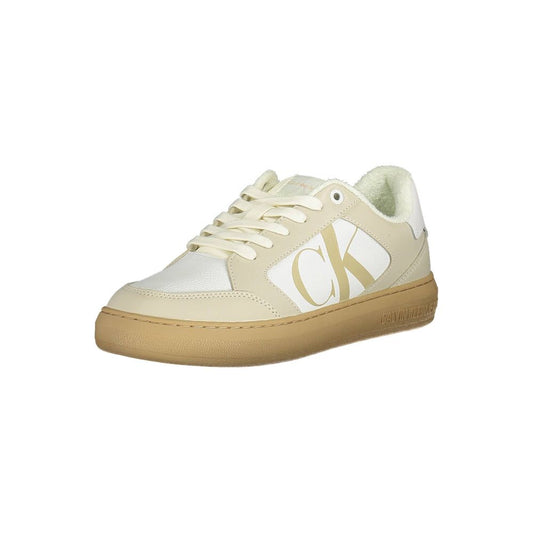 Calvin Klein Bianco Recycled Polyester Men Sneaker
