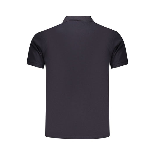 Rifle Blue Cotton Men's Polo