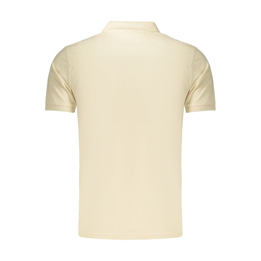 Rifle Beige Cotton Mens Polo
