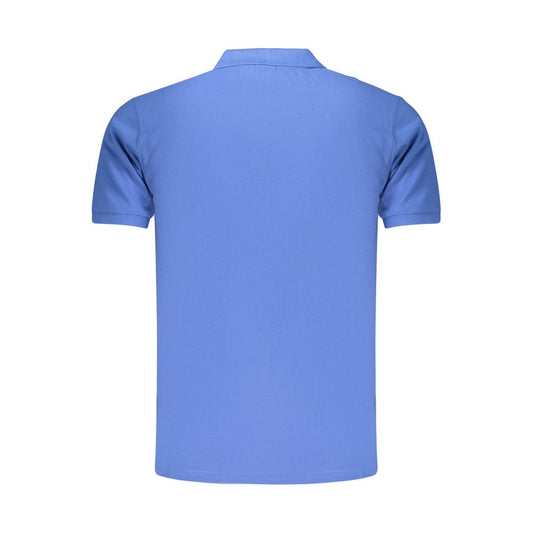 Rifle Blue Cotton Men's Polo