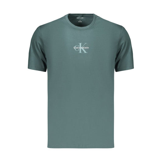 Calvin Klein Blue Cotton Men's Tshirt