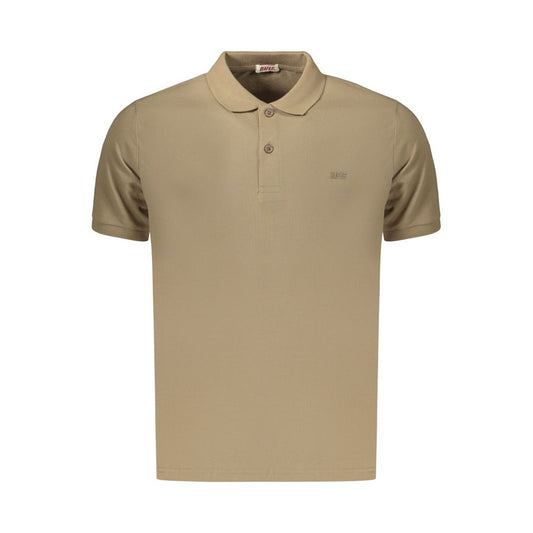 Rifle Brown Cotton Men's Polo