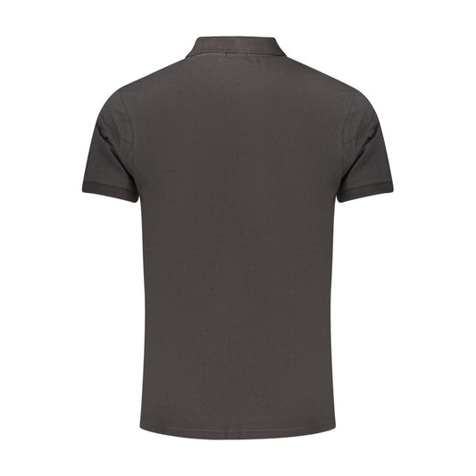Rifle Black Cotton Polo Shirt