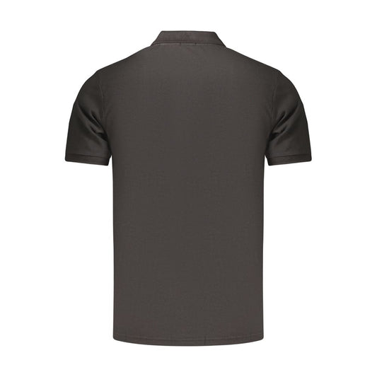 Rifle Black Cotton Men's Polo