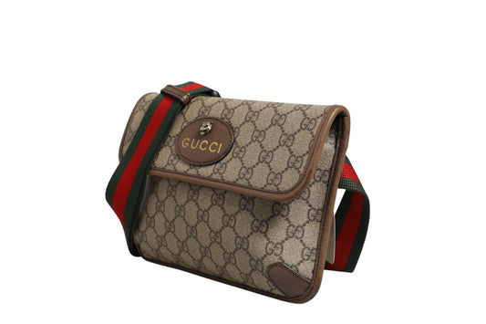Gucci Supreme Neo Vintage Web Belt Crossbody Bag