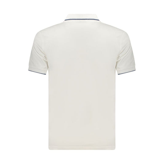 Coveri Moving White Cotton Men's Polo Shirt