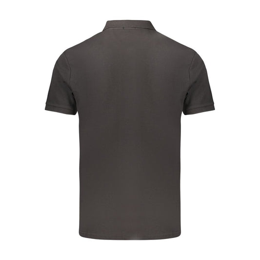 Coveri Moving Black Cotton Polo Shirt