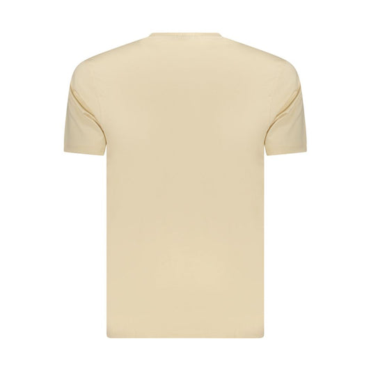 Coveri Moving Beige Cotton T-Shirt