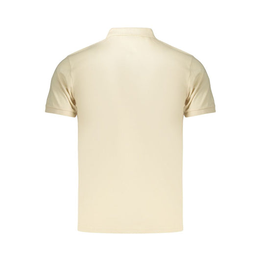 Coveri Moving Beige Cotton Polo Shirt