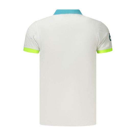 Norway 1963 White Cotton Polo Shirt
