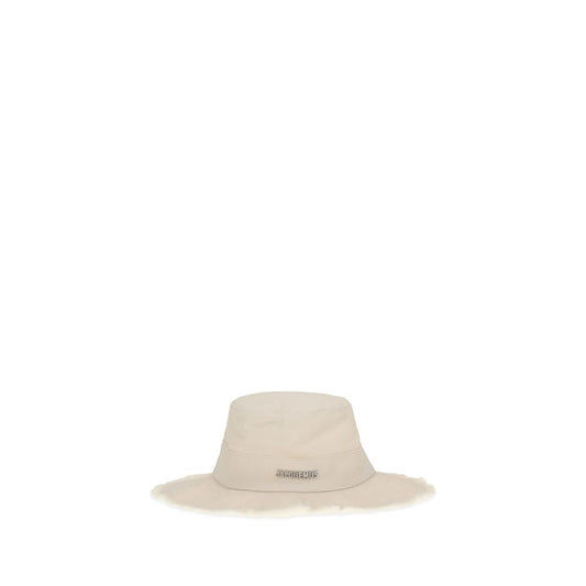 Jacquemus White Cotton Bucket Hat