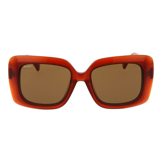 Max Mara Orange Acetate Sunglasses