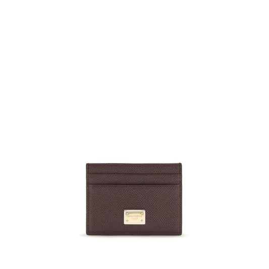 Dolce & Gabbana Black Calf Leather Bos Taurus Wallet