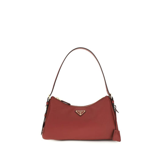 Prada Brown Calf Leather Bos Taurus Shoulder Bag