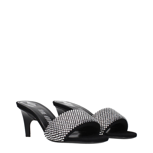 Prada Black Fabric Stiletto Heel Sandals