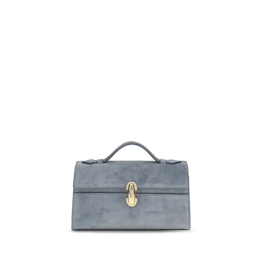Savette Blue Calf Leather Bos Taurus Handbag