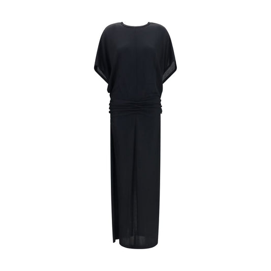 The Row Black Viscose Casual Dress
