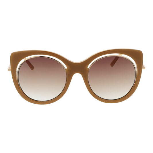 Ana Hickmann Brown Acetate Sunglasses
